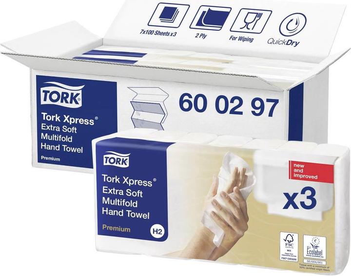 Image du produit Tork Serviettes en papier (3 x)