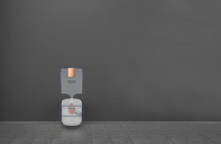 Produktbild Grohe Sensia Arena Dusch-WC Komplettanlage für Unterputzspülkästen, Wandmontage