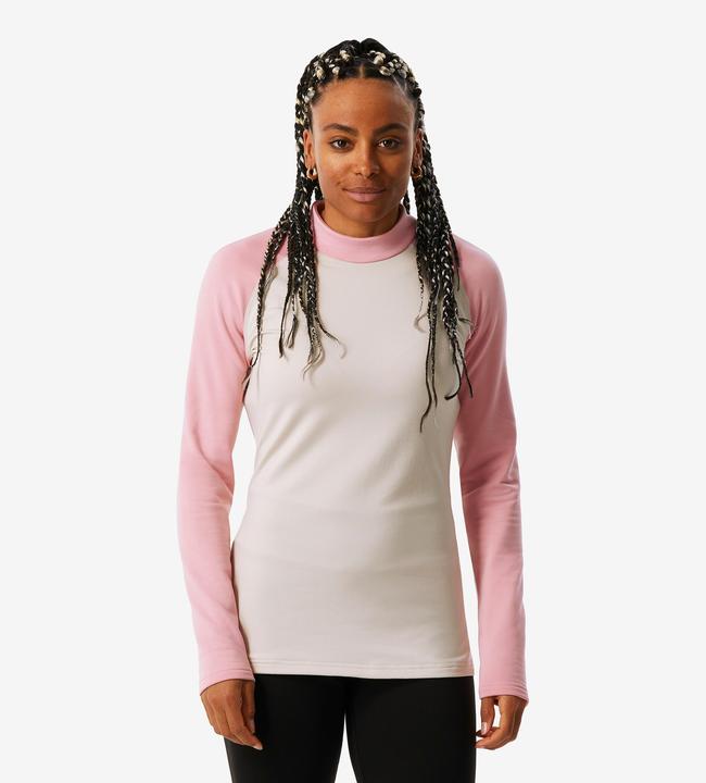 Produktbild Wedze Skiunterwäsche Funktionsshirt Damen - BL500 beige/rosa (L)
