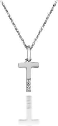 Actual product image Hot Diamonds Diamond letters necklace T (Silver 925, 40 - 45 cm)