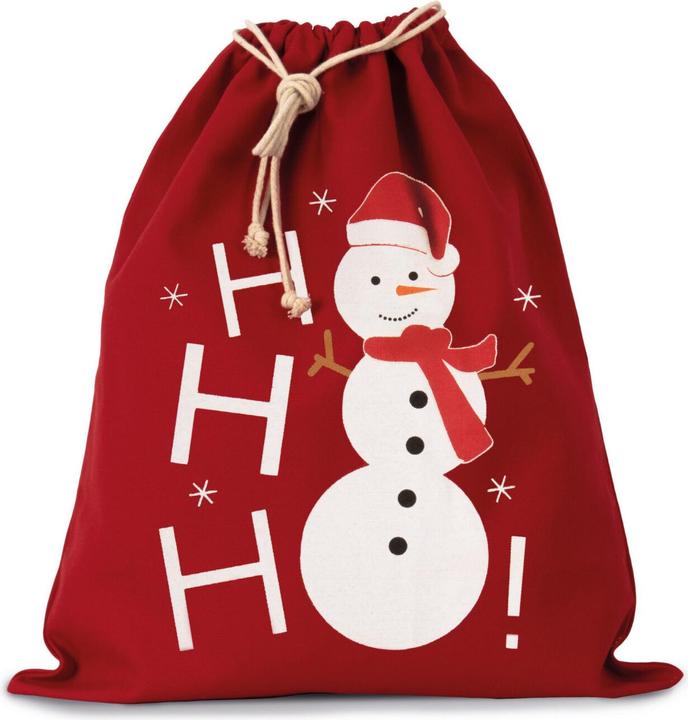 Kimood Sac à accessoire motif bonhomme de neige coton