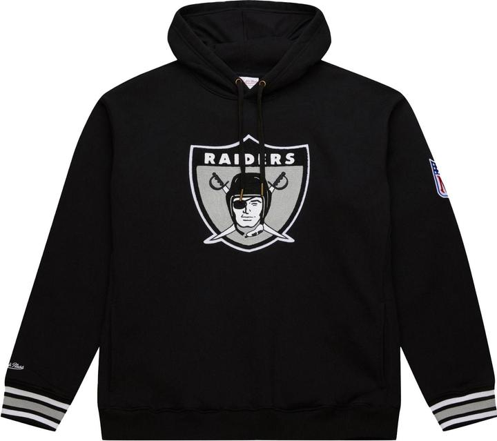 Actual product image Mitchell & Ness Fleece Hoody - STITCH Oakland Raiders - S (S)