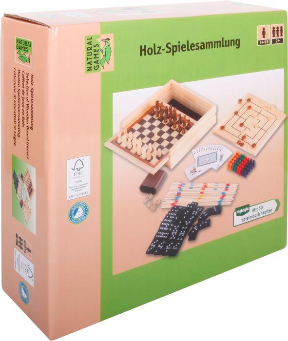Immagine prodotto Natural games Collezione di giochi in legno NG 50 in 1 (Tedesco)