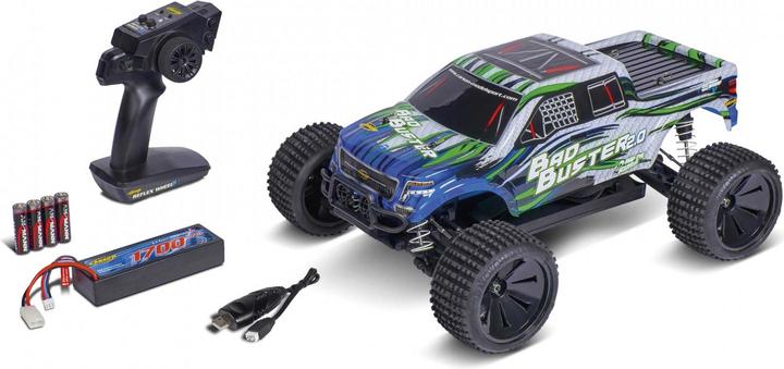 Actual product image Carson RC Model Car 1:10 Bad Buster 2.0 4 X10 RTR (RTR Ready-to-Run)