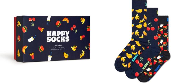 Actual product image Happy Socks Food Gift Set (pack of 3, 36 - 40)