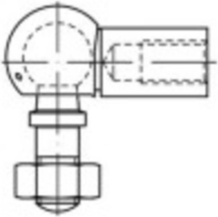 Produktbild Toolcraft Winkelgelenke DIN 71802 Stahl (25 Stk.)