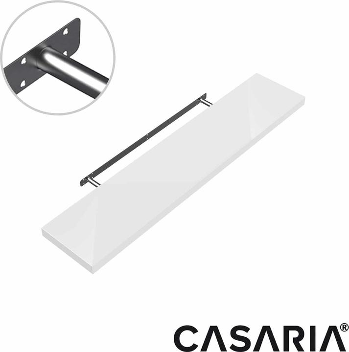 Actual product image Casaria 2x Floating Shelves (50 x 23 x 3.8 cm)
