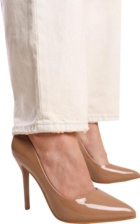 Actual product image Where's That From Womens/Ladies Kyra Patent Leather Pointed Wide High Stiletto Heel Pumps (37)