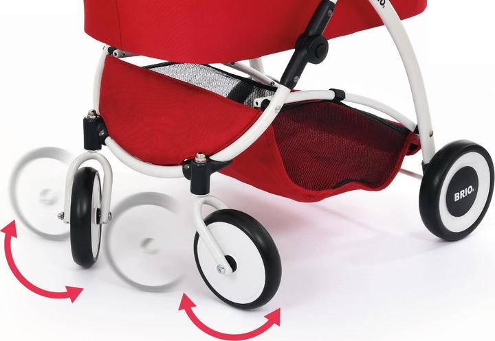 Image du produit Brio Poussette de poupée Spin avec roues pivotantes