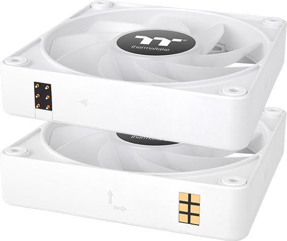 Produktbild Thermaltake TT CT120 EX Rev ARGB Sync PC Cooling Fan 3 Pack White (120 mm, 3 x)