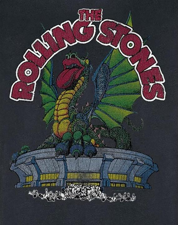 Actual product image Amplified Mens 1972 The Rolling Stones Sleeveless Tank Top (L)