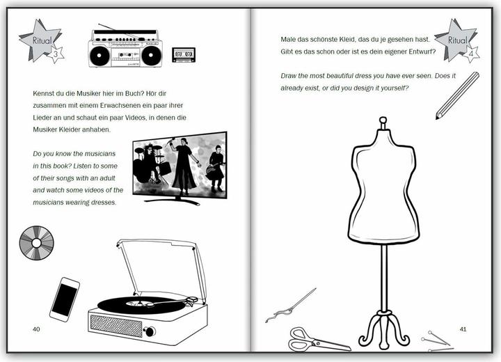 Produktbild Kleider sind für alle da! Das Kinderbuch für eine kunterbunte Kleidungswahl, egal wer du bist. (Englisch, Deutsch, Sarah Herbig-Buttula, Anika Slawinski, 2023)