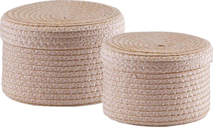 Produktbild Zeller Present Korb-Set (2 x, Ø 16 x 10 cm, Ø 17 x 12 cm)