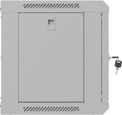 Actual product image Lanberg Rack-Schrank 19 6HE 540x350 grau mit Glastür (Flat Pack) (10.86 RU, 19 inch rack)