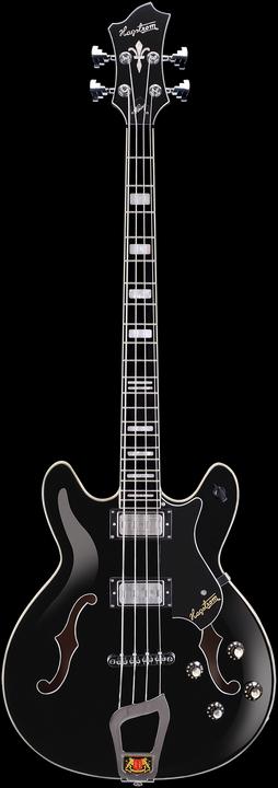 Image du produit Hagstrom Guitare basse, Viking, Black Gloss (Guitare électrique)