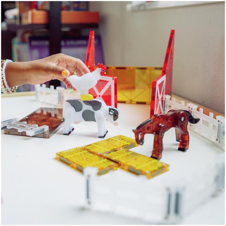 Actual product image Magna-Tiles Farm Animals Set (25 pieces)