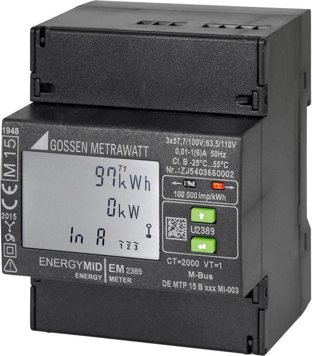 Image du produit Gossen Compteur triphasé avec transformateur