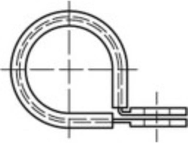 Immagine prodotto Toolcraft Morsetti DIN 3016 12 mm in acciaio