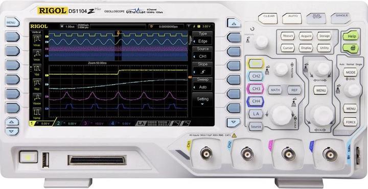 Actual product image Rigol DS1074Z Plus (CAT I, CAT II 300V)