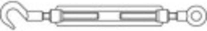 Image du produit Toolcraft Tendeur crochet-oeillet M12 Sta