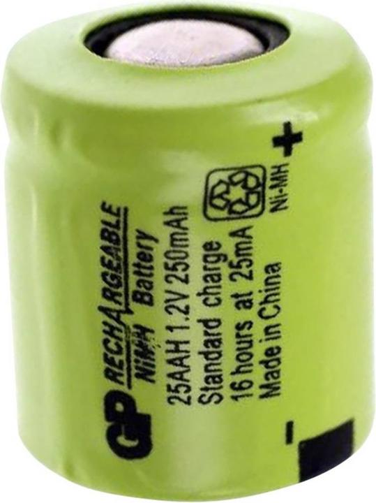 Actual product image GP Batteries Special Battery 1/3 AA Flat-Top N (1 pcs., AA, 250 mAh, Rechargeable battery)