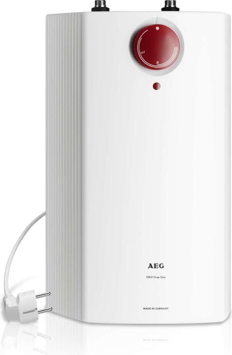 AEG Haustechnik Drukloze boiler HUZ 5 Öko DropStop, 5-liter onderbouwboiler, met ThermoStop