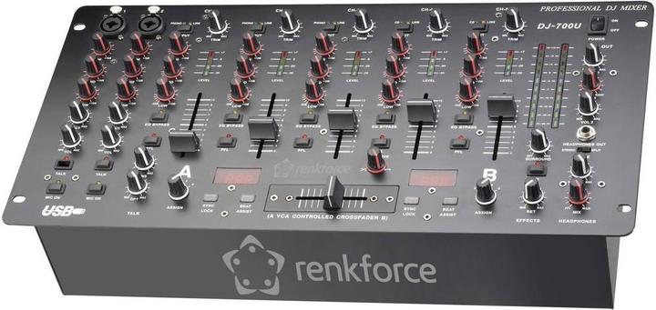 Produktbild Renkforce DJ Mixer 19 Zoll Einbau DJM700