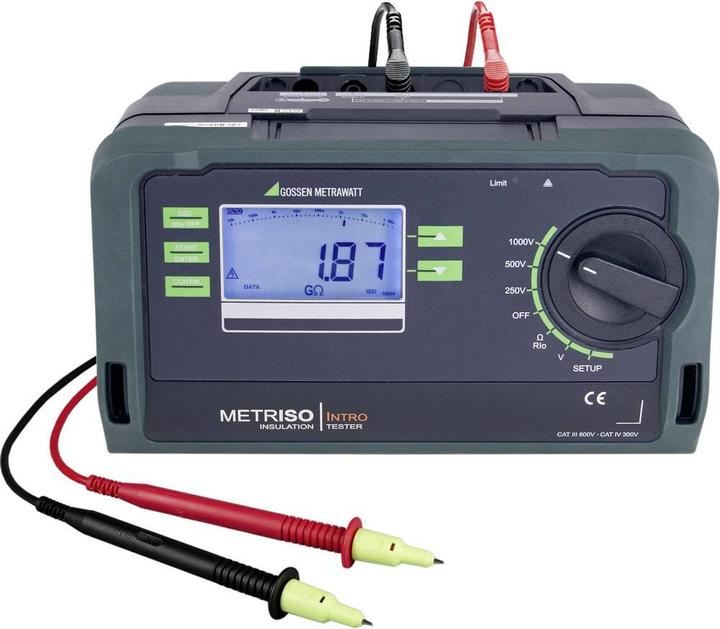 Gossen Misuratore di isolamento Metrawatt Metriso In (CAT IV 300V, CAT III 600V)