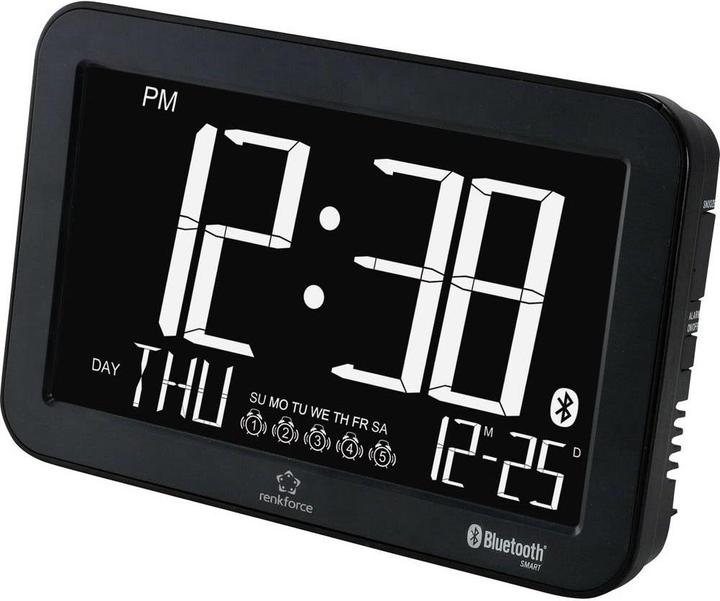 Renkforce Quarz Wecker A600 Schwarz Alar