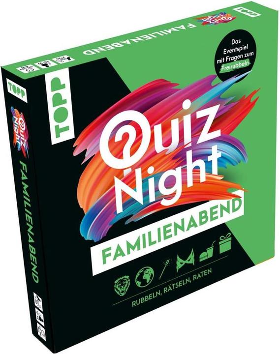 Immagine prodotto TOPP Quiznight: Serata in famiglia - GOMMARE, RAGIONARE, GUIDARE (Tedesco)