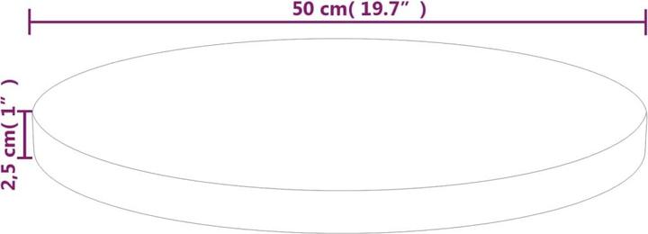 Immagine prodotto VidaXL Jones (50 x 2,5 cm)