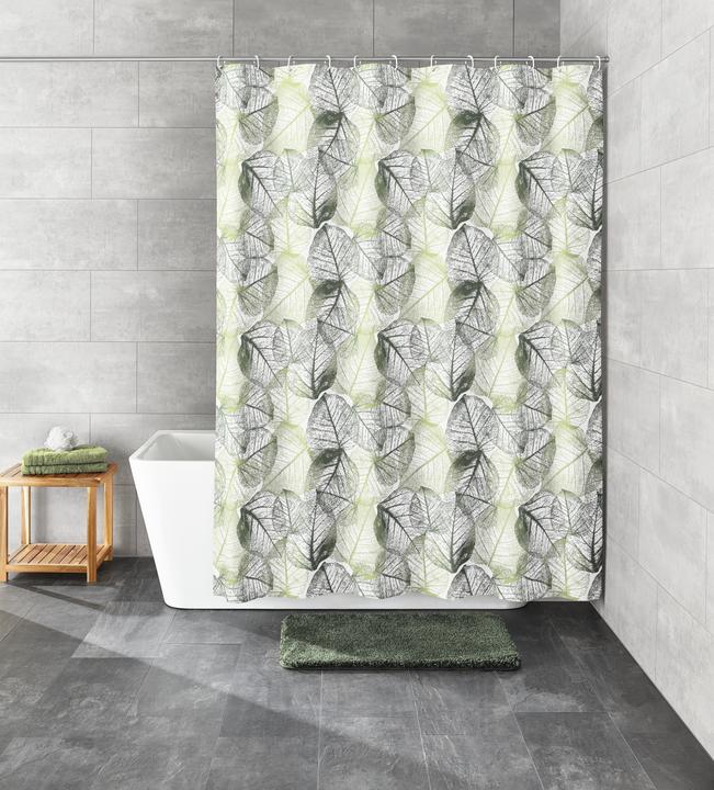 Immagine prodotto Kleine Wolke Tenda da doccia Selva 180 x 200 cm, Multicolore (180 x 200 cm)