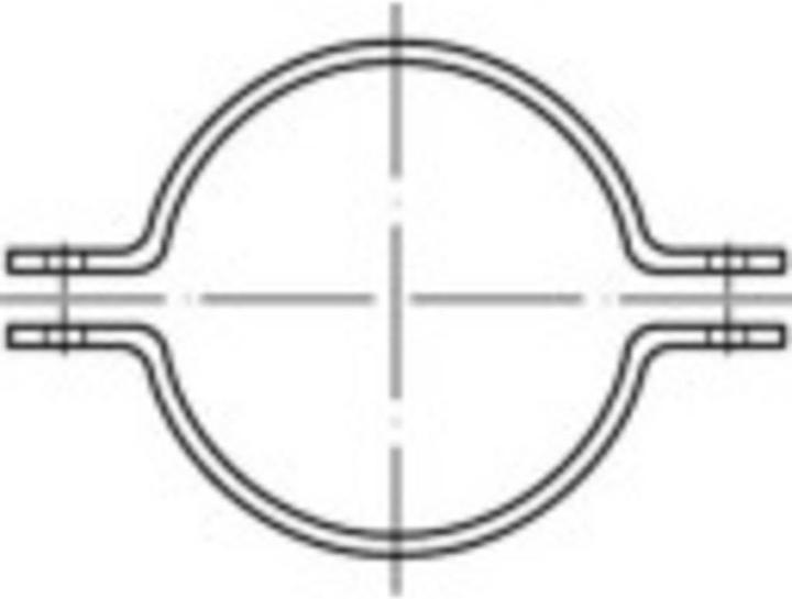 Immagine prodotto Toolcraft Fascette per tubi DIN 3567 in acciaio fe