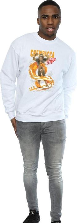 Actual product image Star Wars Mens Chewbacca Gigantic Sweatshirt (L)