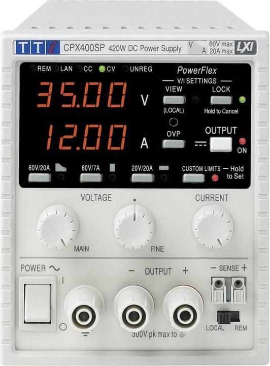 Image du produit Aim TTi Alimentation de laboratoire, réglable CPX400S 0 -
