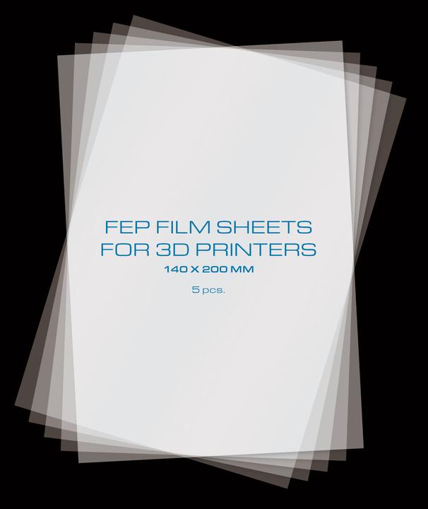 Actual product image Prima Creator PRIMACREATOR FEP Film Sheets 140mm x 200mm Pack of 5