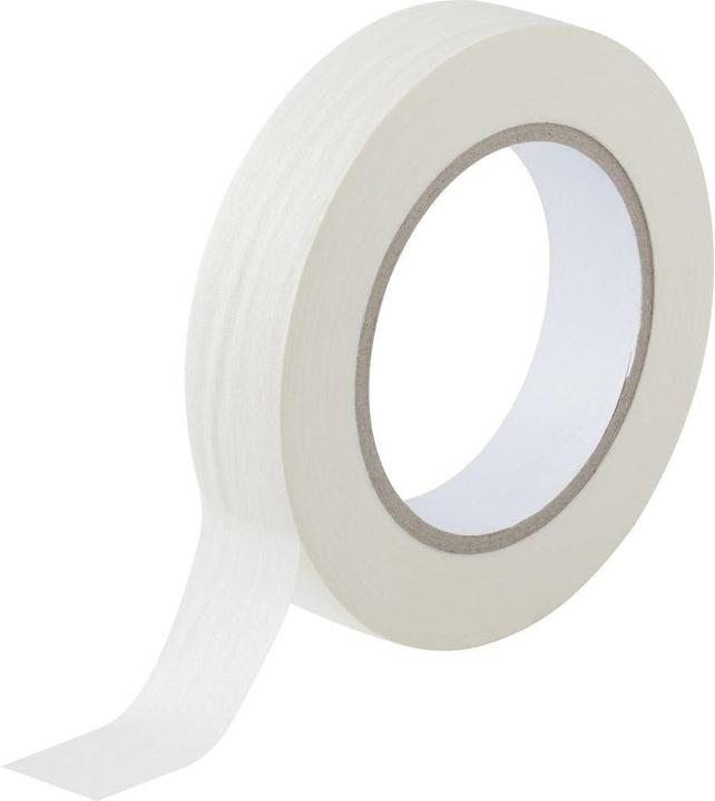 Actual product image Toolcraft Masking Tape White (L x W) 50 m x (25 mm)