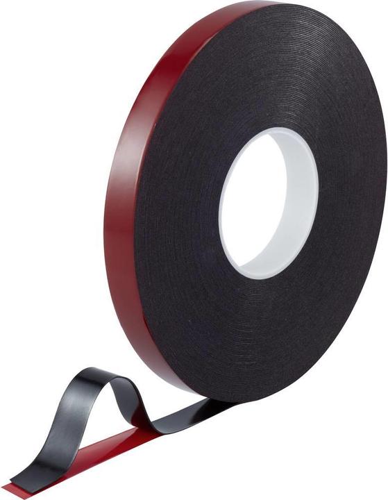 Produktbild Toolcraft Doppelseitiges Klebeband Rot/S (20 mm)