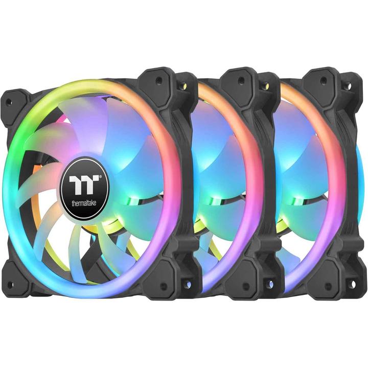 Produktbild Thermaltake SWAFAN 14 RGB Computergehäuse Ventilator 14 cm Schwarz 3 Stück(e) (140 mm, 3 x)