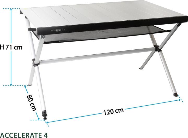 Produktbild Brunner Accelerate 6 Rolltisch