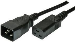 Produktbild Shiverpeaks Kabel Kaltgeräteverlängerung C20-C19, 16 A 2,5m ** BASIC-S (2.50 m, C20, C19)