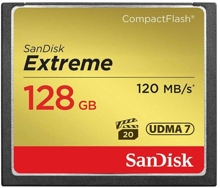Actual product image SanDisk Extreme Compact Flash, 800x (128 GB, CF)