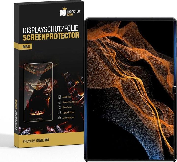 Actual product image Protectorking 1x premium matt anti-reflective screen protector (1 Piece, Galaxy Tab S8 Ultra)