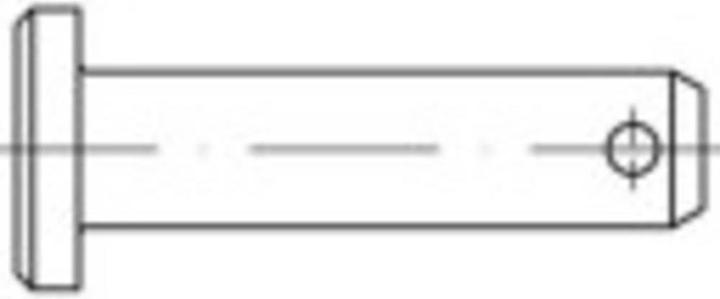 Actual product image Toolcraft Bolt (Ø x L) 12 mm x 60 mm S