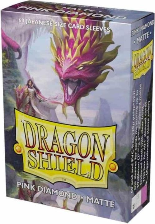 Actual product image Arcane Tinman ART11139 - Sleeves for cards in japanese size: Matte - Pink Diamond (60 pcs)