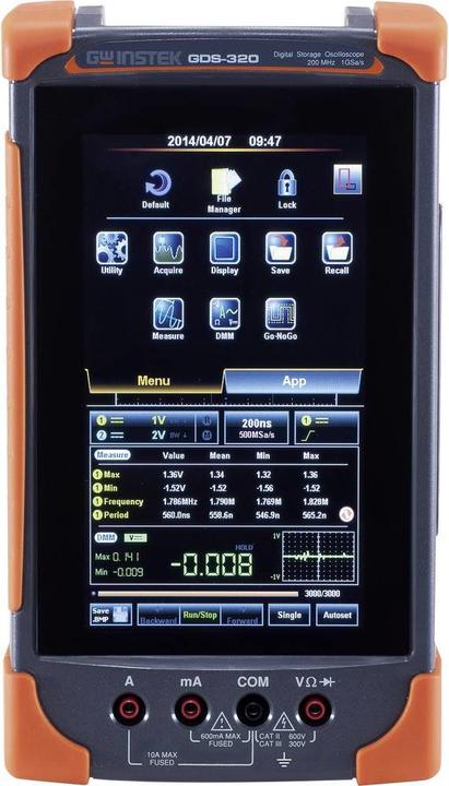 Produktbild GW Instek Hand-Oszilloskop (Scope-Meter) GDS-320 2 (CAT III 600V, CAT II 300V)