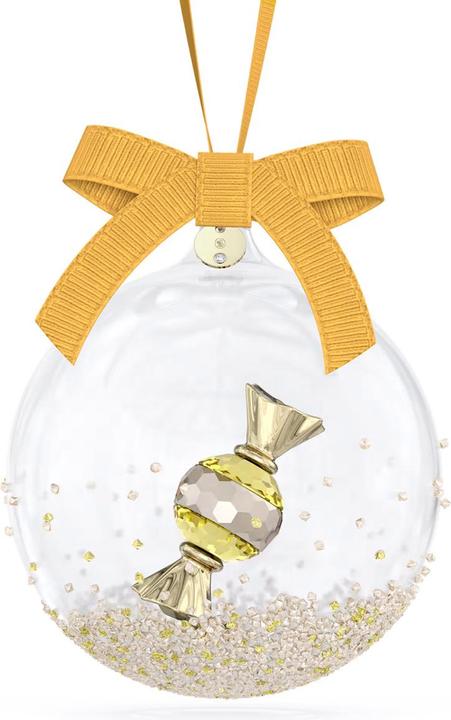 Swarovski Holiday Cheers Dulcis Christmas bauble yellow