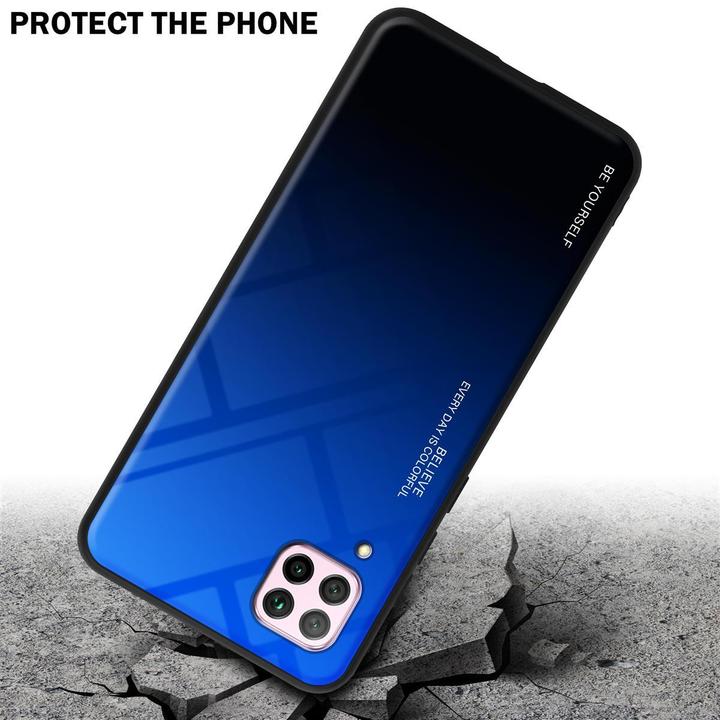 Actual product image Cadorabo TPU 2 colors glass cover (Huawei Nova 7i, Huawei P40 Lite)