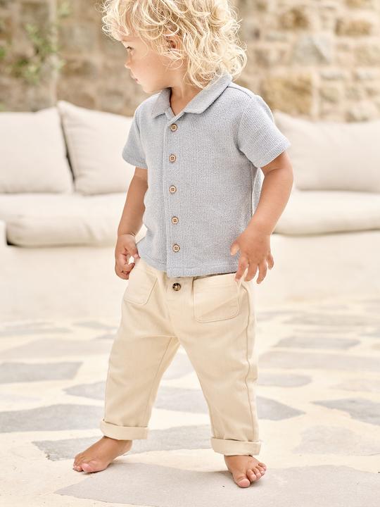 Actual product image Vertbaudet Baby Hose mit Dehnbund und Zierknöpfen (68)