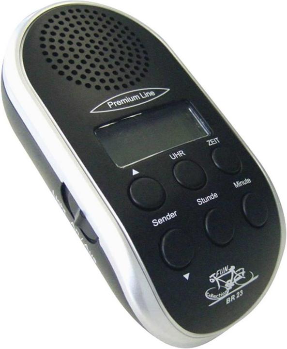 Security Plus Fahrradradio BR 23 Schwarz